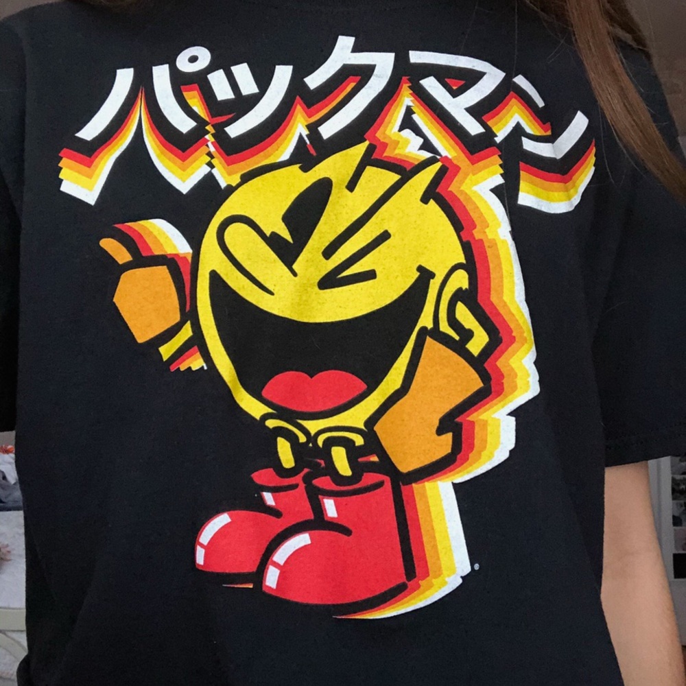 Pac man crop top